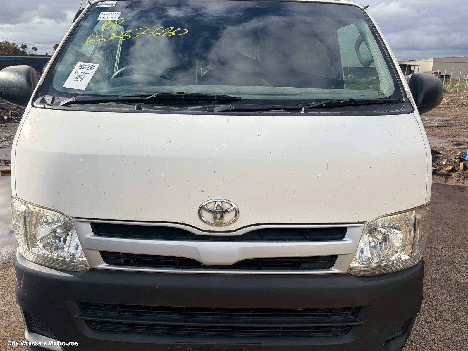 TOYOTA HIACE LEFT TAILLIGHT, LENS# 26-120, TRH/KDH, 01/2005 - 04/2019