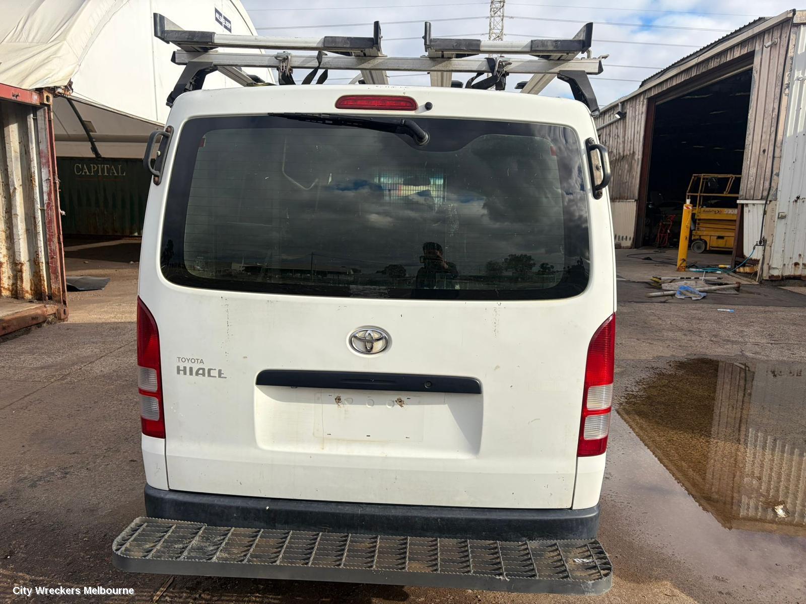 TOYOTA HIACE LEFT TAILLIGHT, LENS# 26-120, TRH/KDH, 01/2005 - 04/2019