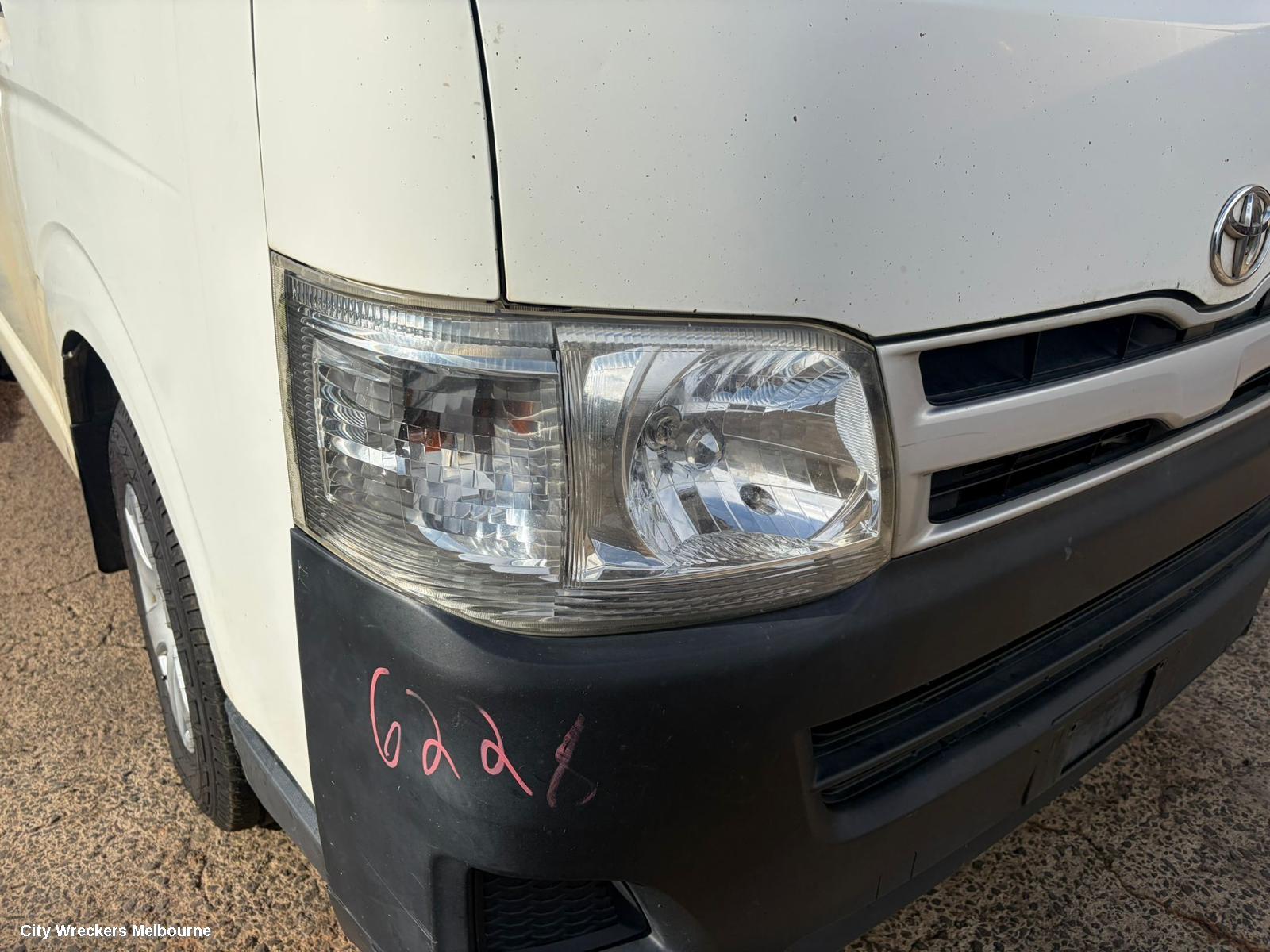TOYOTA HIACE LEFT TAILLIGHT, LENS# 26-120, TRH/KDH, 01/2005 - 04/2019