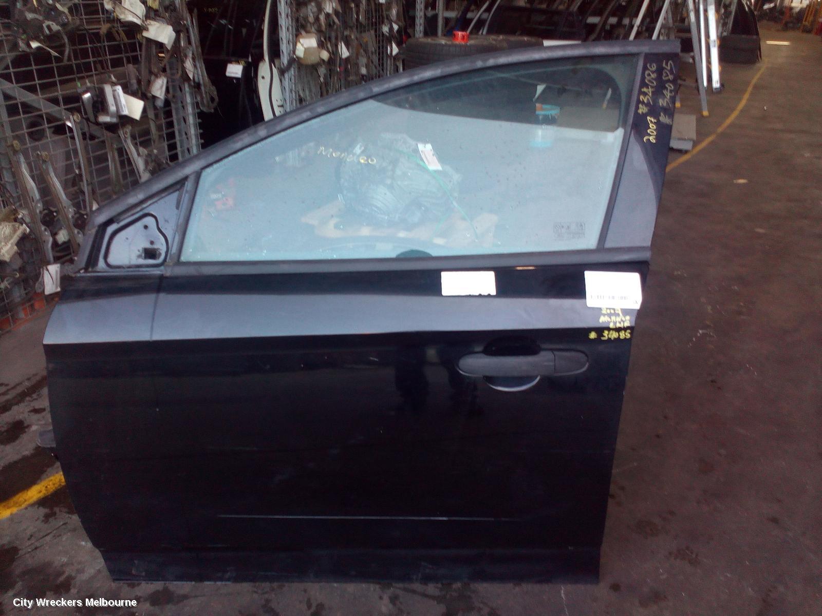 FORD MONDEO LEFT FRONT DOOR, MA-MC, SEDAN/HATCH/WAGON, 10/2007 - 12/2014
