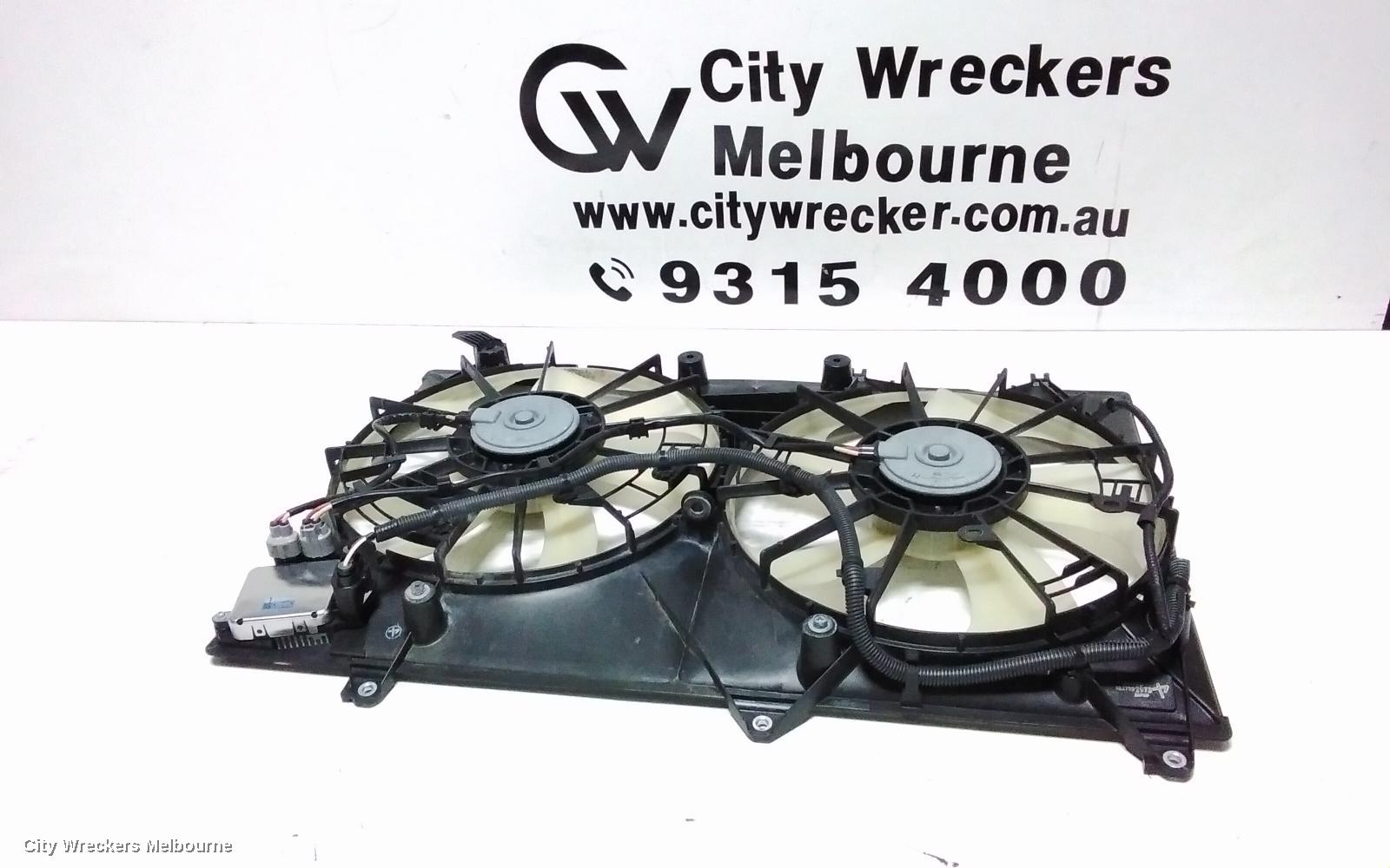 TOYOTA KLUGER FAN, DUAL FAN ASSY, 3.5, 2GR-FE, GSU40-GSU45, 05/2007 - 02/2014