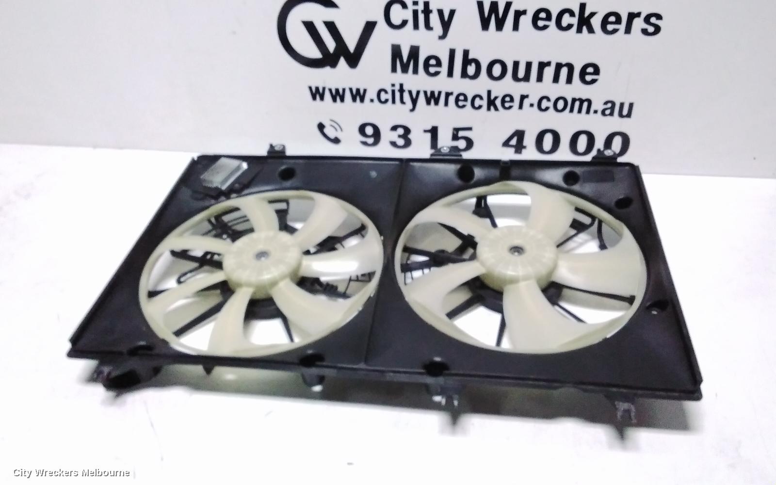 TOYOTA KLUGER FAN, DUAL FAN ASSY, 3.5, 2GR-FE, GSU40-GSU45, 05/2007 - 02/2014