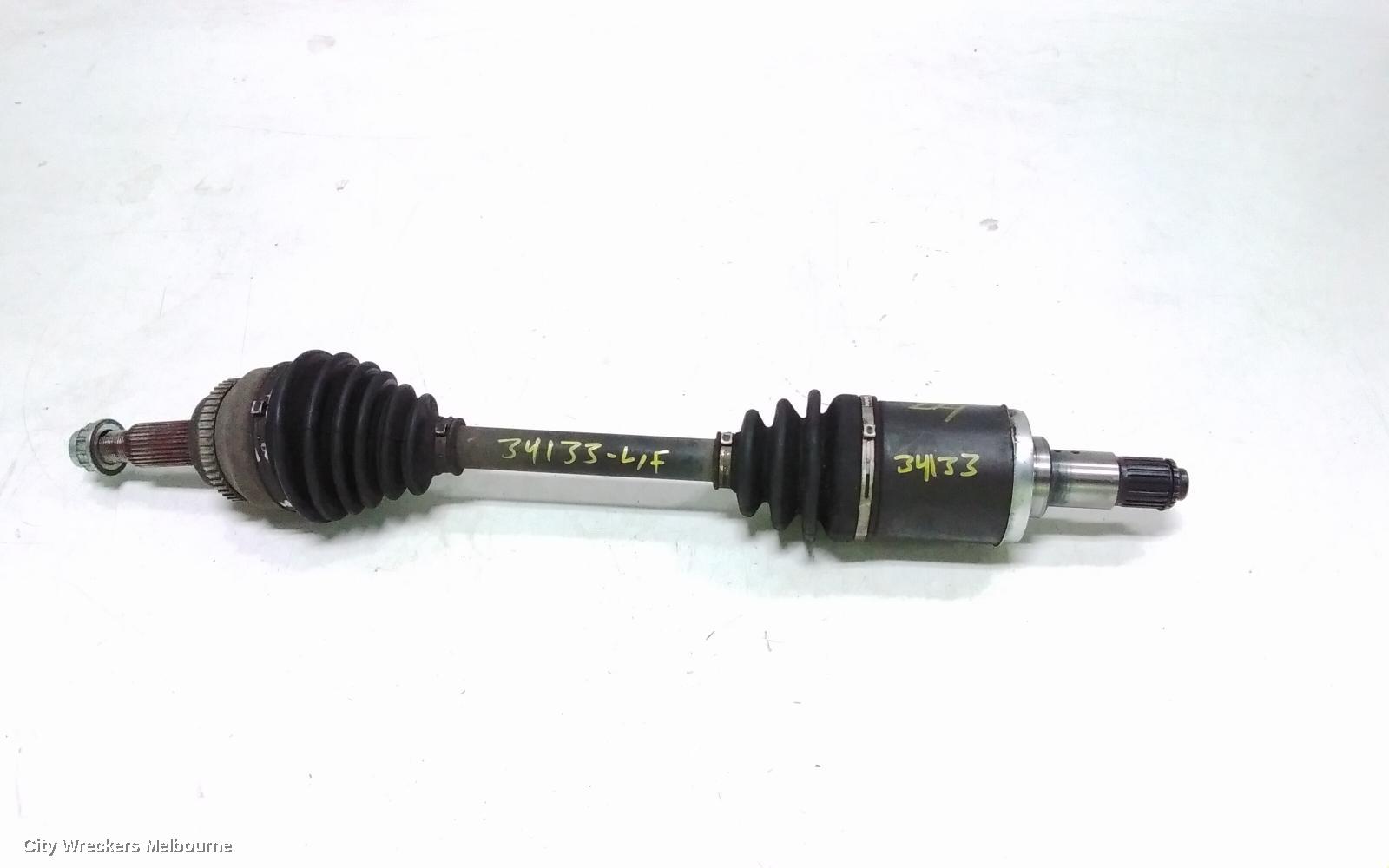 TOYOTA KLUGER LEFT DRIVESHAFT, FRONT, 2WD, GSU40-GSU45, 05/2007 - 02/2014