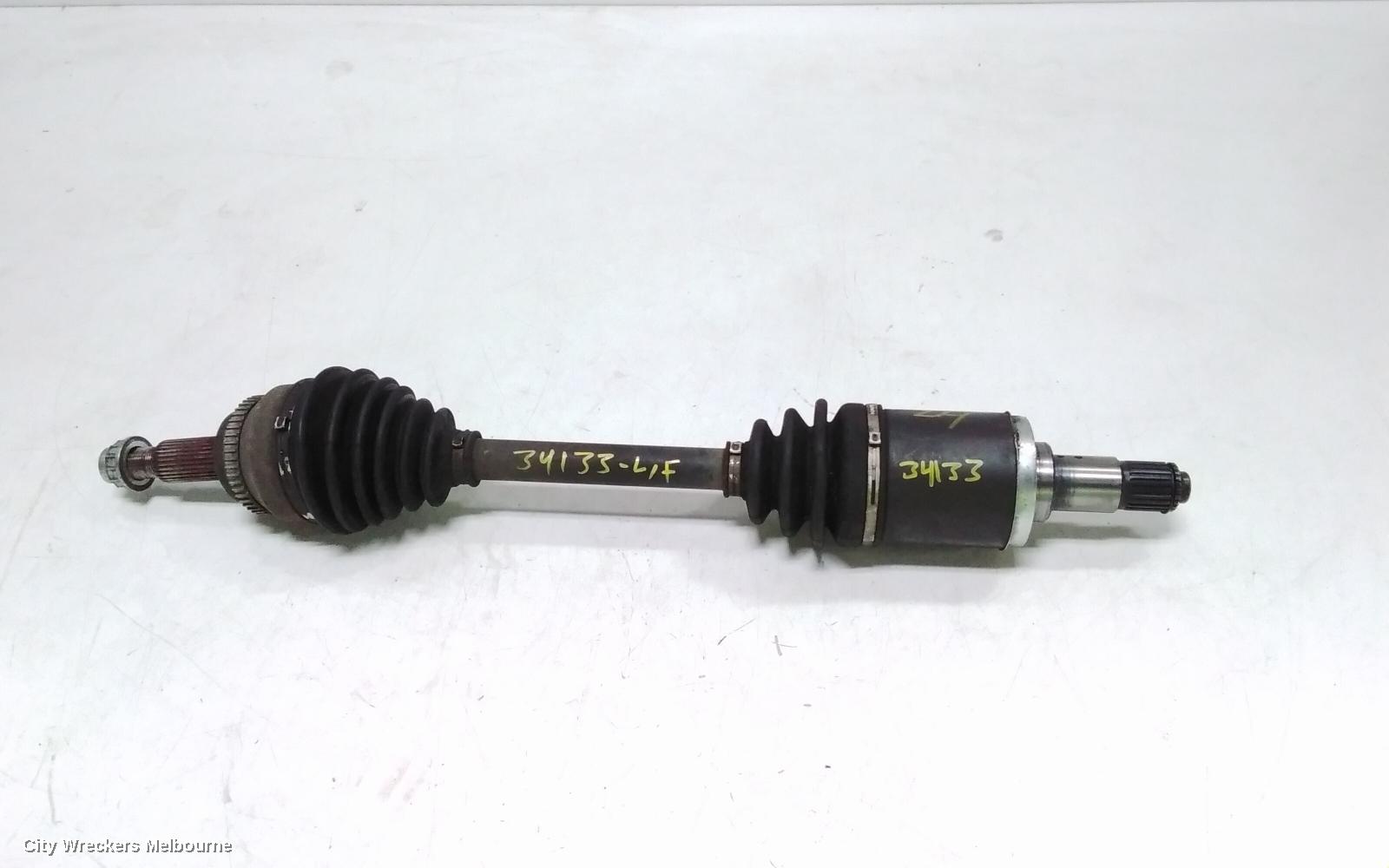 TOYOTA KLUGER LEFT DRIVESHAFT, FRONT, 2WD, GSU40-GSU45, 05/2007 - 02/2014