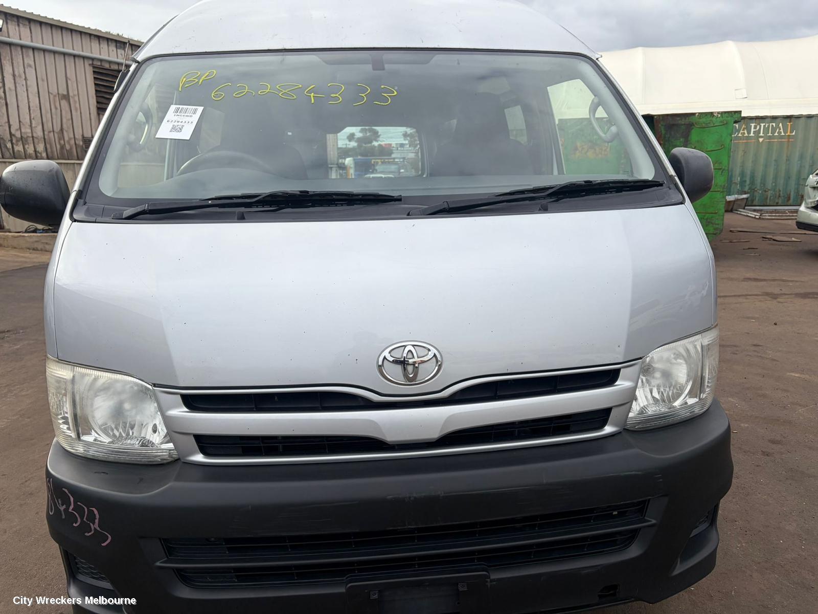 TOYOTA HIACE ENGINE, DIESEL, 3.0, 1KD-FTV, TURBO, KDH, 08/2010 - 12/2013