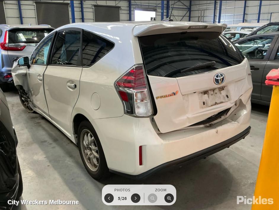 TOYOTA PRIUS LEFT TAILLIGHT, ZVW40R, PRIUS V, 06/2015 - 11/2022