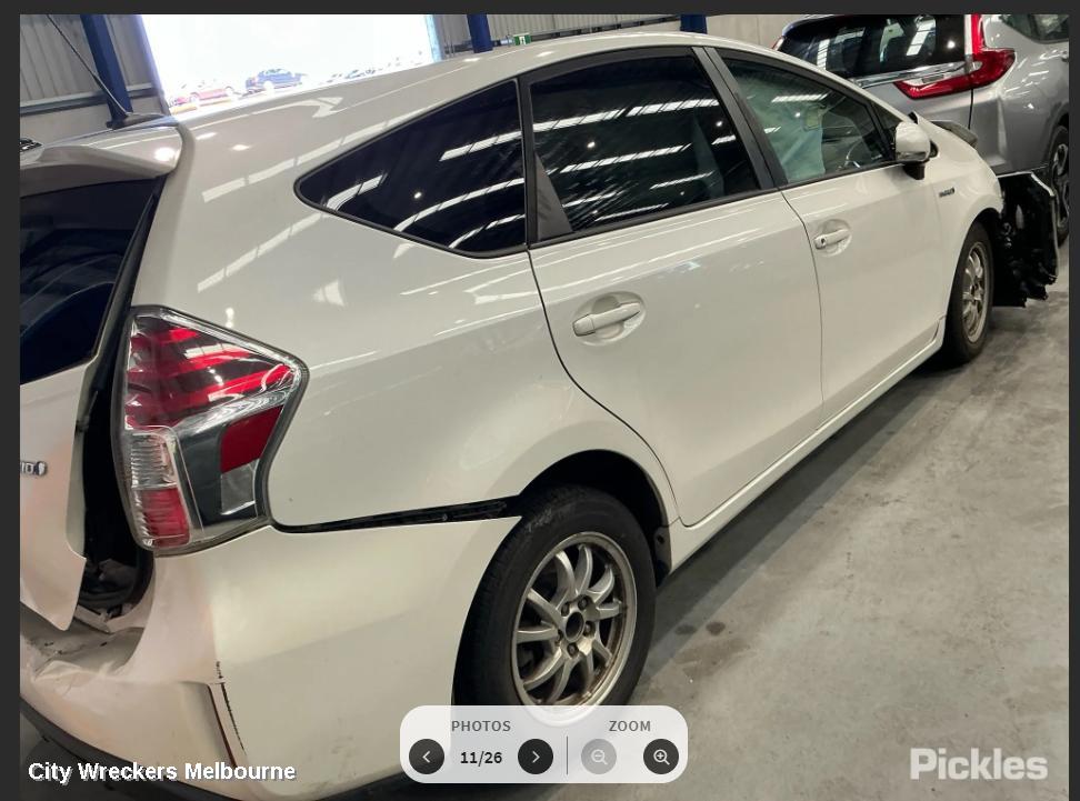 TOYOTA PRIUS LEFT TAILLIGHT, ZVW40R, PRIUS V, 06/2015 - 11/2022