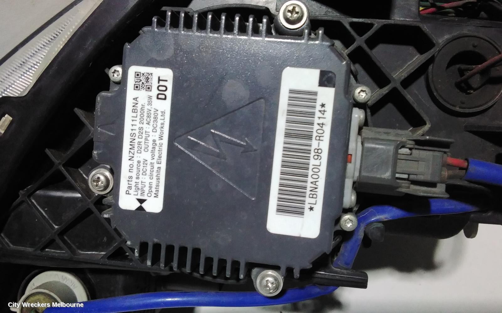 NISSAN MURANO LEFT HEADLAMP, Z50, 05/2002 - 12/2008