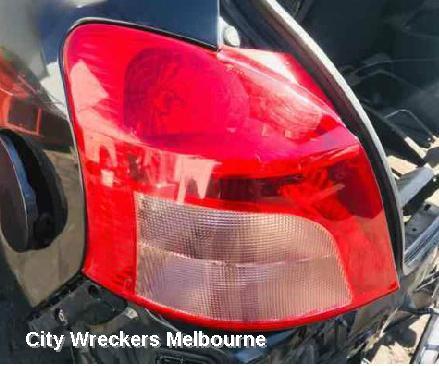 TOYOTA YARIS LEFT TAILLIGHT, NCP9#, HATCH, LENS# 52-143, 10/2005 - 08/2008 (AUS ONLY)