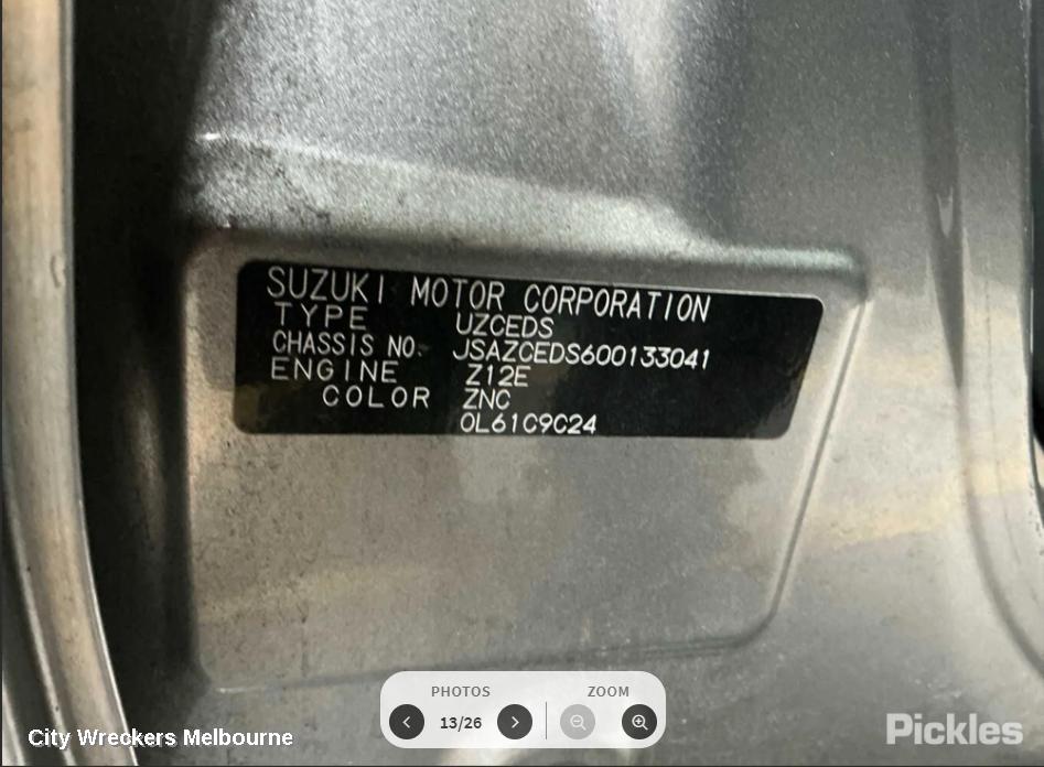 SUZUKI SWIFT RIGHT HEADLAMP, UZ, W/ LED TYPE, 12/2023 ONWARDS