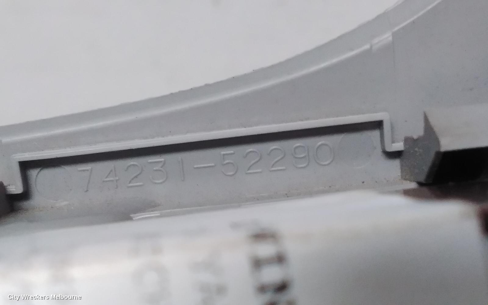 TOYOTA YARIS PWR DR WIND SWITCH, RH FRONT (MASTER SWITCH), 4 SWITCH TYPE, 5DR HATCH/SEDAN, NCP9#, 10/2005 ONWARDS