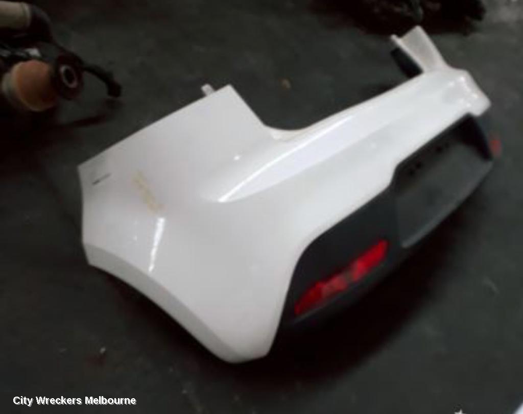 KIA RIO REAR BUMPER, BUMPER BAR (UPPER), UB, 3DR/5DR HATCH, NON PARK SENSOR TYPE, 08/2011 - 10/2014