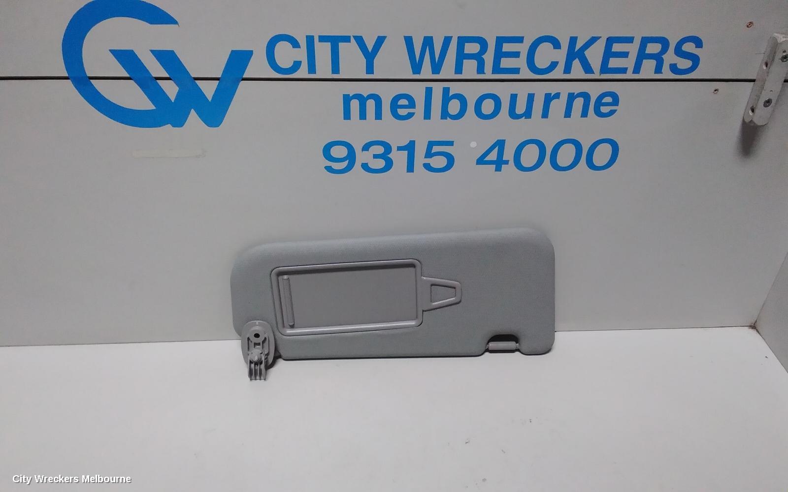 KIA RIO SUNVISOR, UB, LH SIDE, 08/2011 - 11/2016