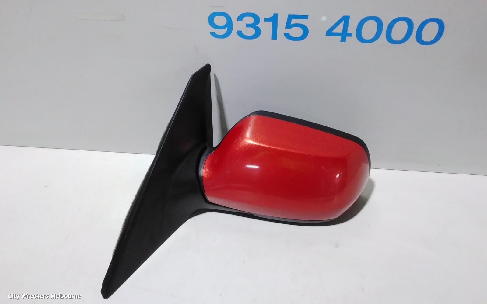 MAZDA 3 LEFT DOOR MIRROR, BK, POWER, SEDAN/HATCH, NON MPS, 3 WIRE TYPE, 10/2003 - 04/2009