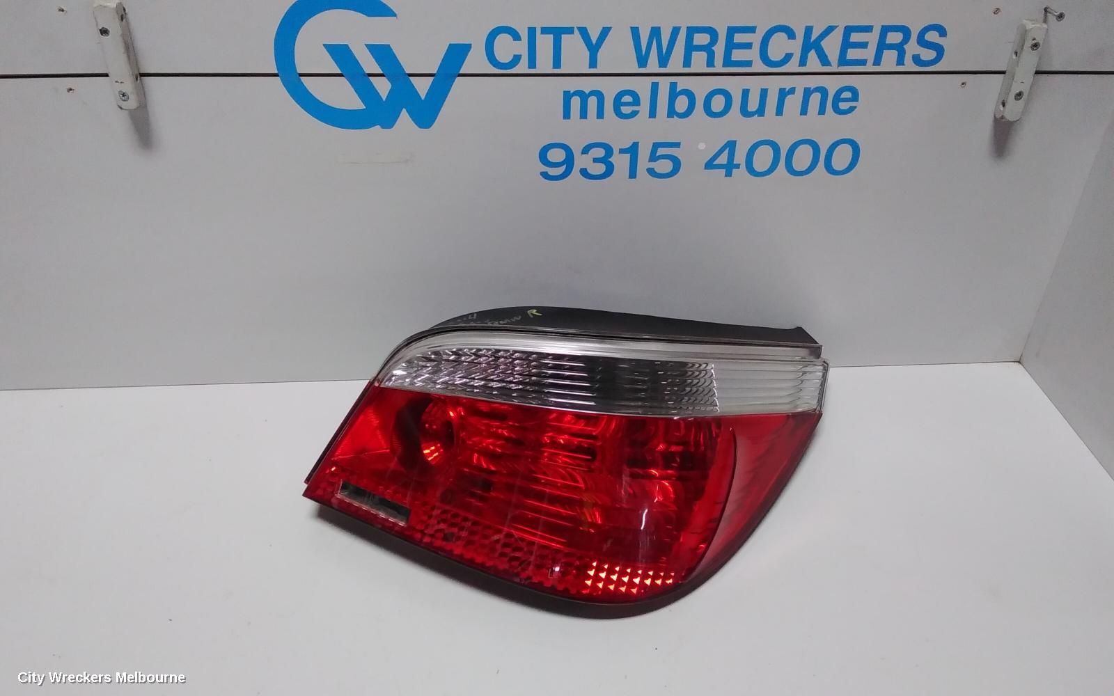 BMW 5 SERIES RIGHT TAILLIGHT, E60, SEDAN, NON LED TYPE, 10/2003 - 02/2007