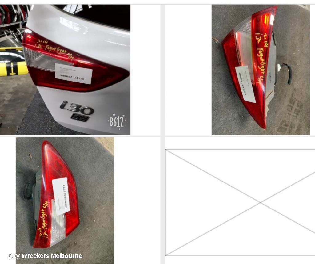 HYUNDAI I30 REAR GARNISH, TAILGATE LAMP (LH SIDE), GD, 3DR/5DR HATCH, 03/2012 - 02/2017