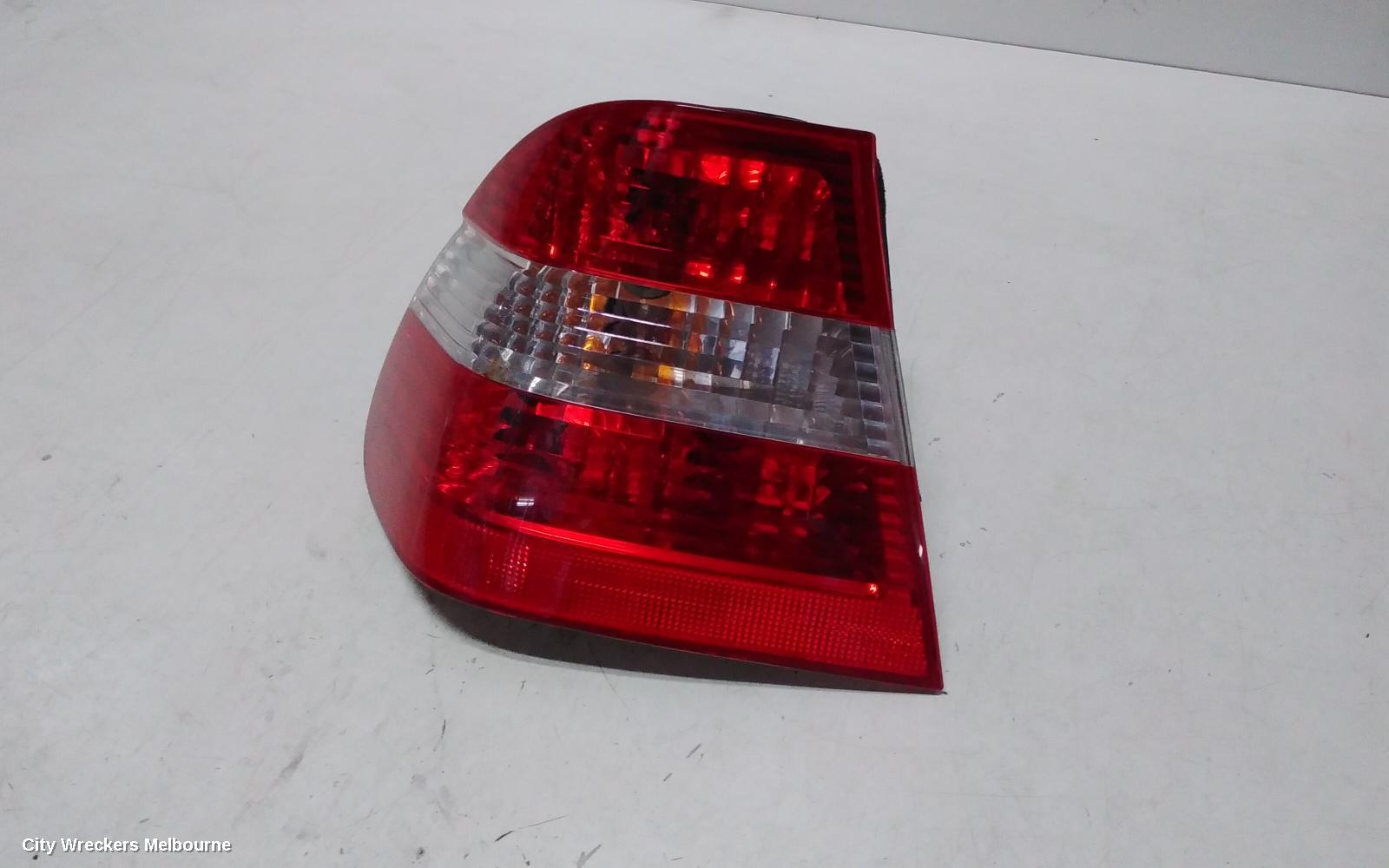 BMW 3 SERIES LEFT TAILLIGHT, E46, SEDAN, CLEAR FLASHER TYPE, 10/2001 - 01/2005