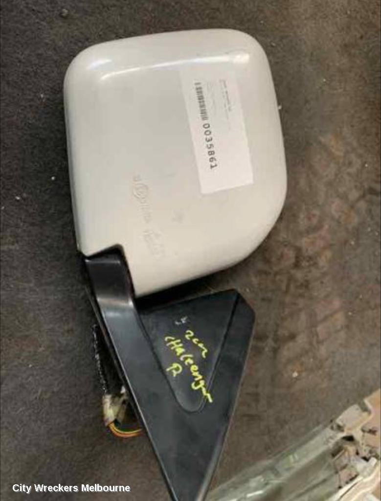 MITSUBISHI CHALLENGER RIGHT DOOR MIRROR, PA, POWER, COLOUR CODED, 06/2002 - 01/2006