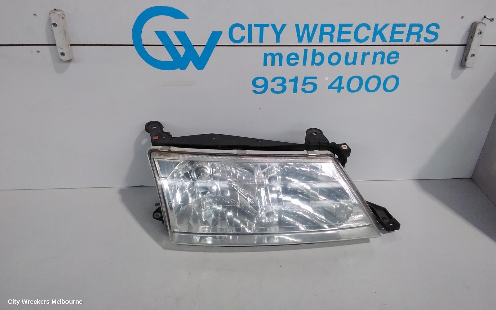TOYOTA AVALON RIGHT HEADLAMP, MCX10R, HELLA LENS# 07-29, 07/2000 - 09/2003