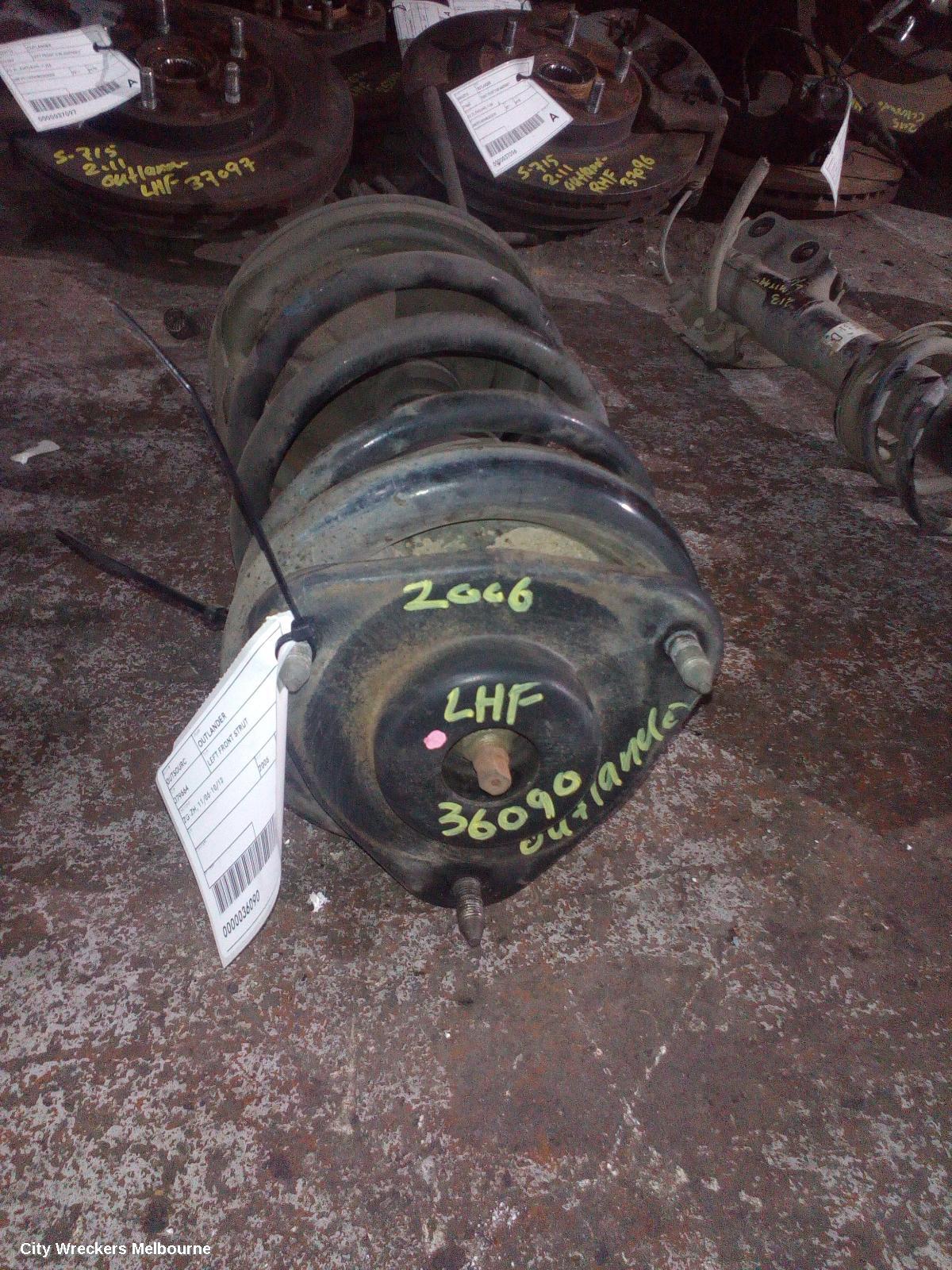 MITSUBISHI OUTLANDER LEFT FRONT STRUT, ZG-ZH, 11/2006 - 10/2012