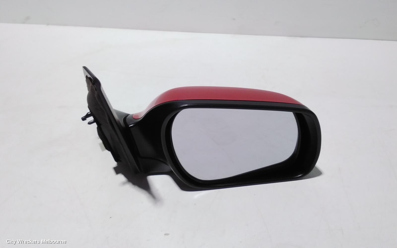 MAZDA 3 RIGHT DOOR MIRROR, BK, POWER, HATCH, MPS, 3 WIRE TYPE, 07/2006 - 04/2009