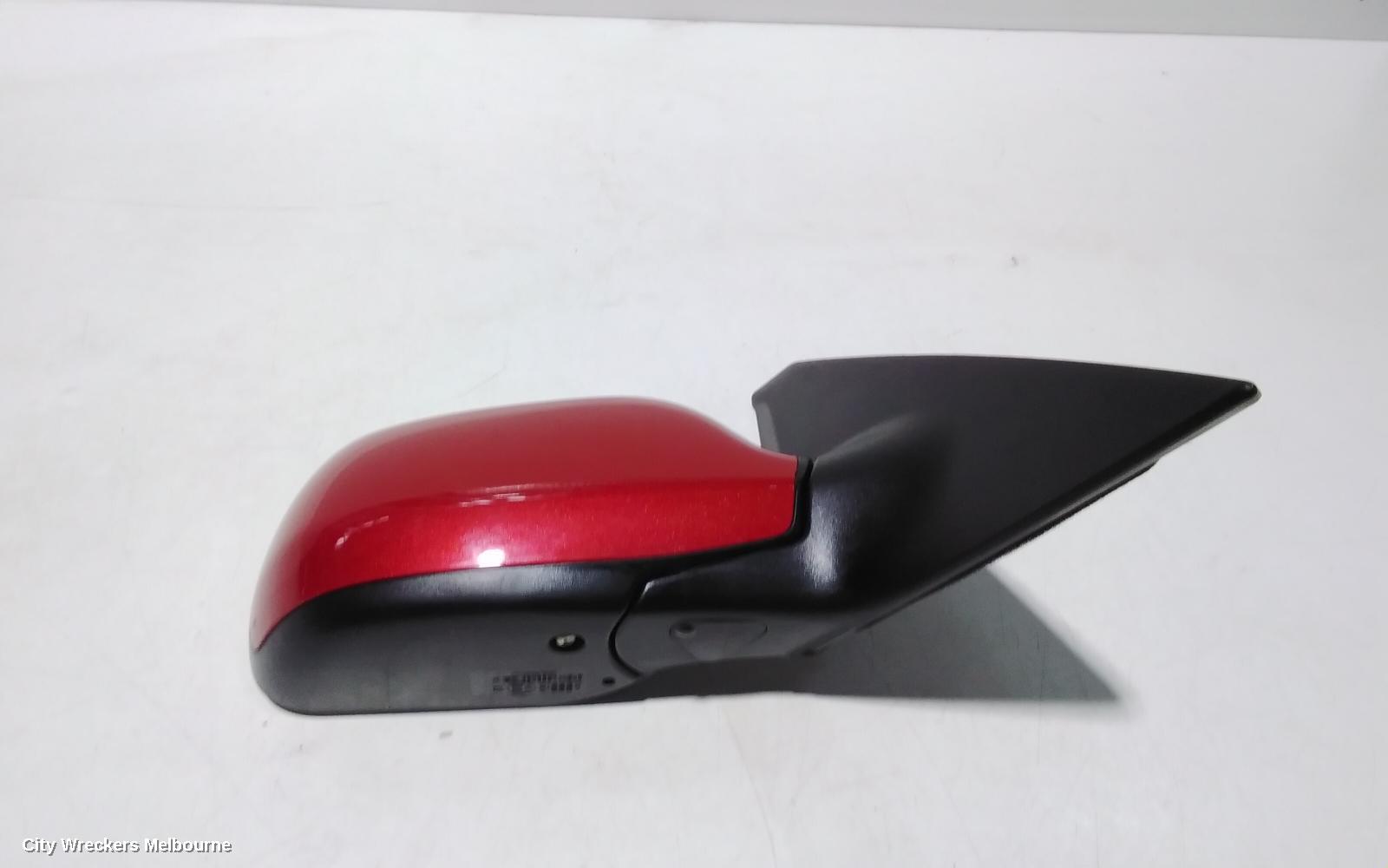 MAZDA 3 RIGHT DOOR MIRROR, BK, POWER, HATCH, MPS, 3 WIRE TYPE, 07/2006 - 04/2009