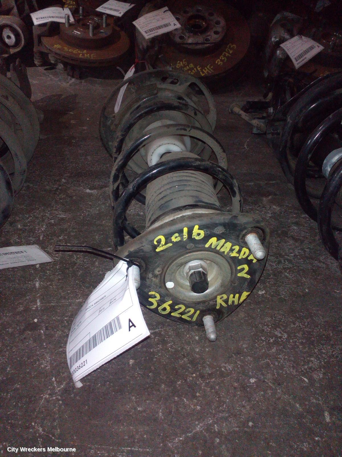 MAZDA 2 RIGHT FRONT STRUT, DJ/DL, 09/2014 - 01/2017