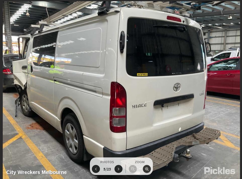 TOYOTA HIACE TRANS/GEARBOX, AUTO, RWD, DIESEL, 3.0, 1KD-FTV, KDH, A340E CODE, NON-SPEEDO DRIVE (SINGLE SENSOR TYPE), 12/2013 - 04/2019