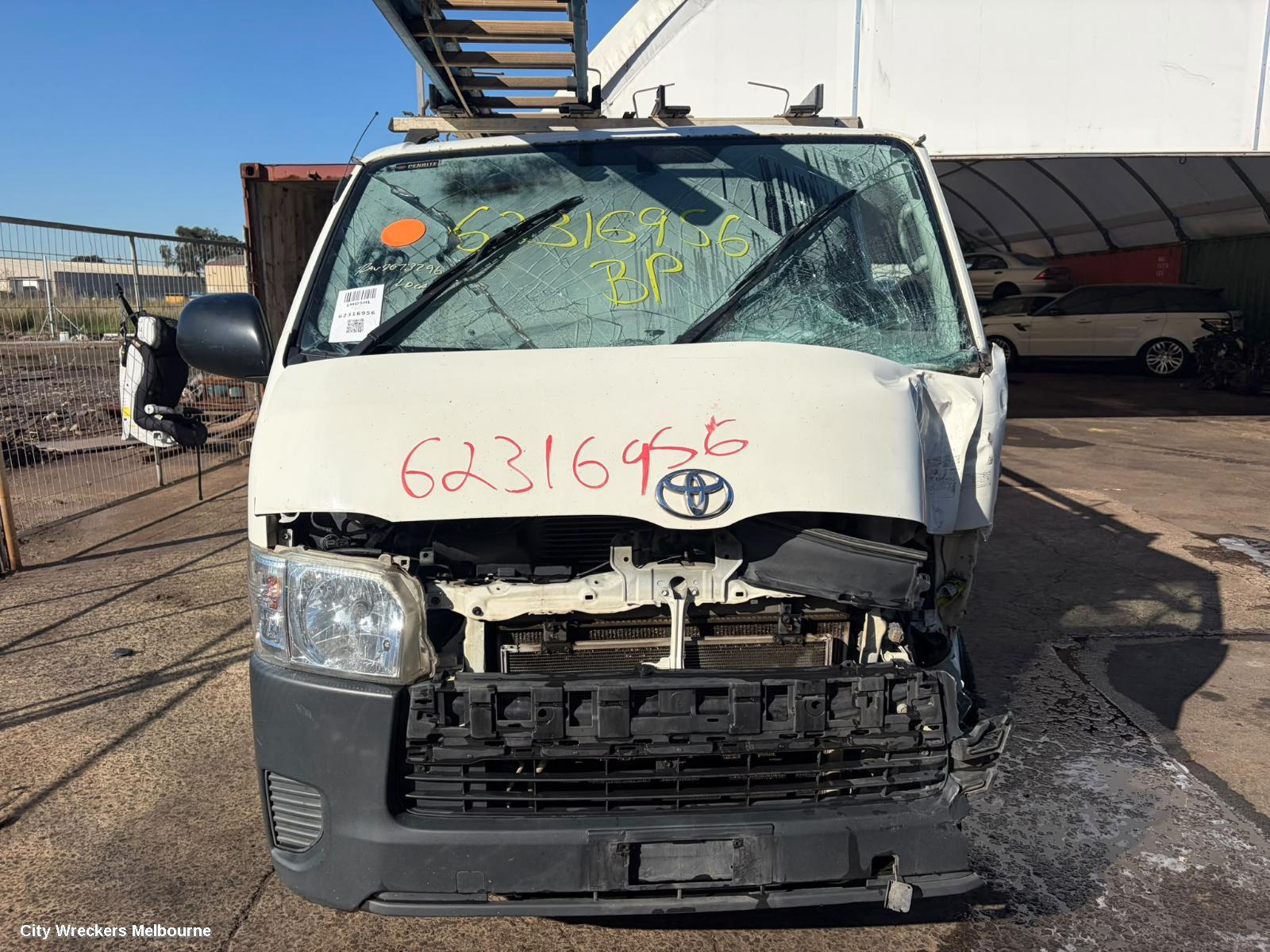 TOYOTA HIACE, TRH/KDH 03/2005 - 04/2019, SHELVING !!
