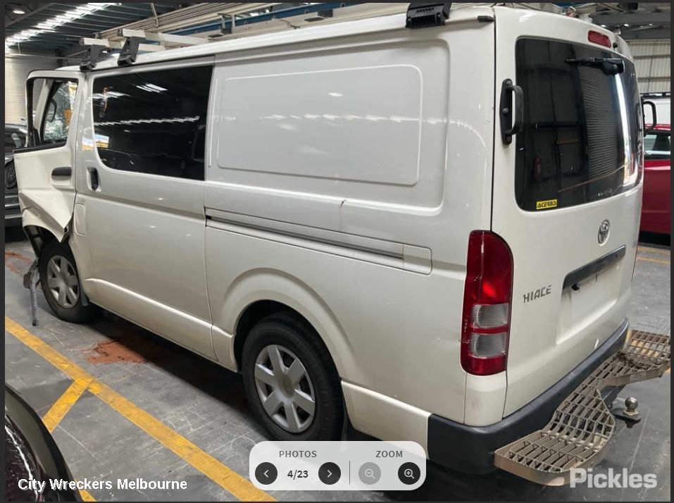 TOYOTA HIACE TRANS/GEARBOX, AUTO, RWD, DIESEL, 3.0, 1KD-FTV, KDH, A340E CODE, NON-SPEEDO DRIVE (SINGLE SENSOR TYPE), 12/2013 - 04/2019