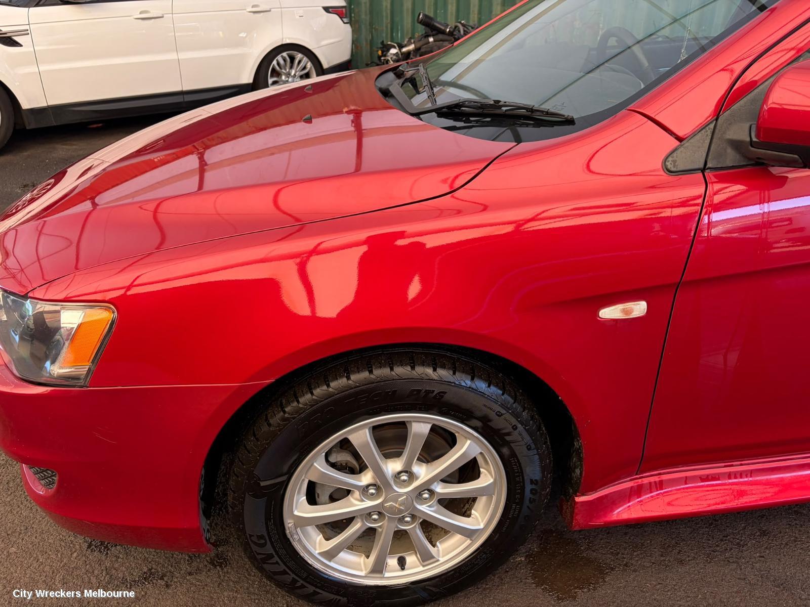 MITSUBISHI LANCER LEFT GUARD, CJ, 09/2007 - 10/2015