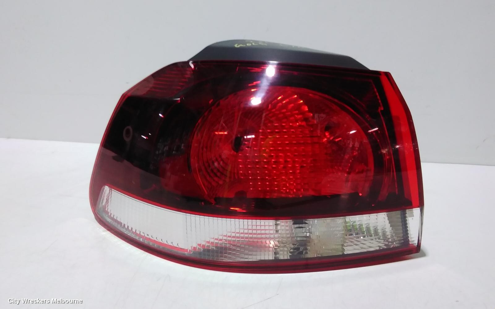 VOLKSWAGEN GOLF LEFT TAILLIGHT, GEN 6, 3DR/5DR HATCH, 12/2008 - 03/2013
