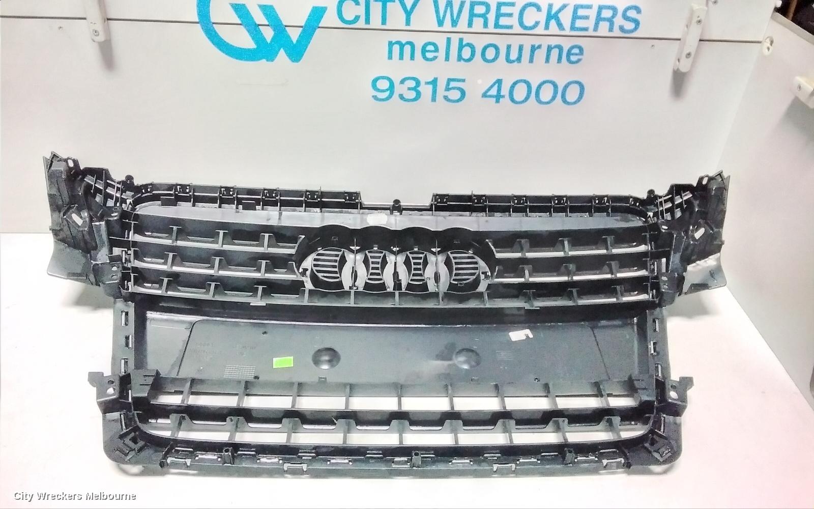 AUDI A4 GRILLE, RADIATOR GRILLE, B8 8K (A4), GREY, 02/2008 - 06/2012