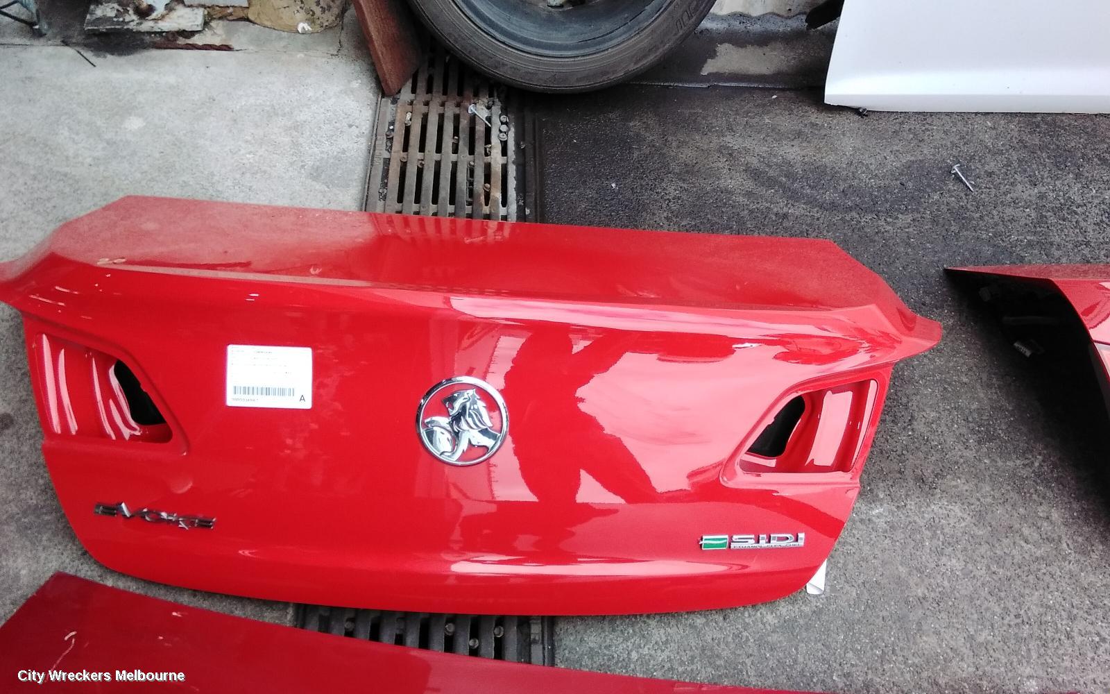 HOLDEN COMMODORE BOOTLID/TAILGATE, BOOTLID, VF, SEDAN, NON SPOILER TYPE, 05/2013 - 12/2017