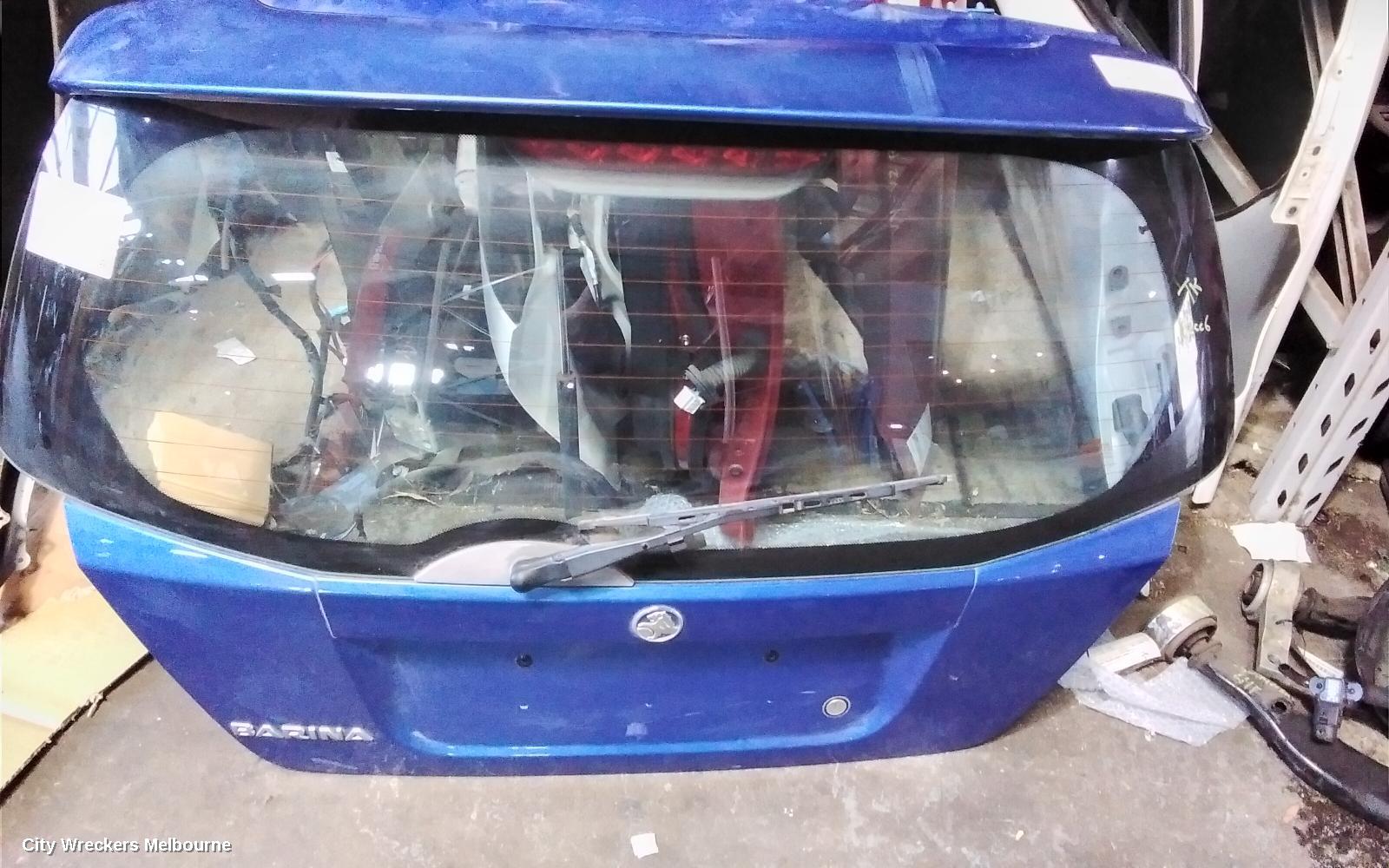HOLDEN BARINA BOOTLID/TAILGATE, TAILGATE, TK, SPOILERED TYPE, 12/2005 - 12/2012