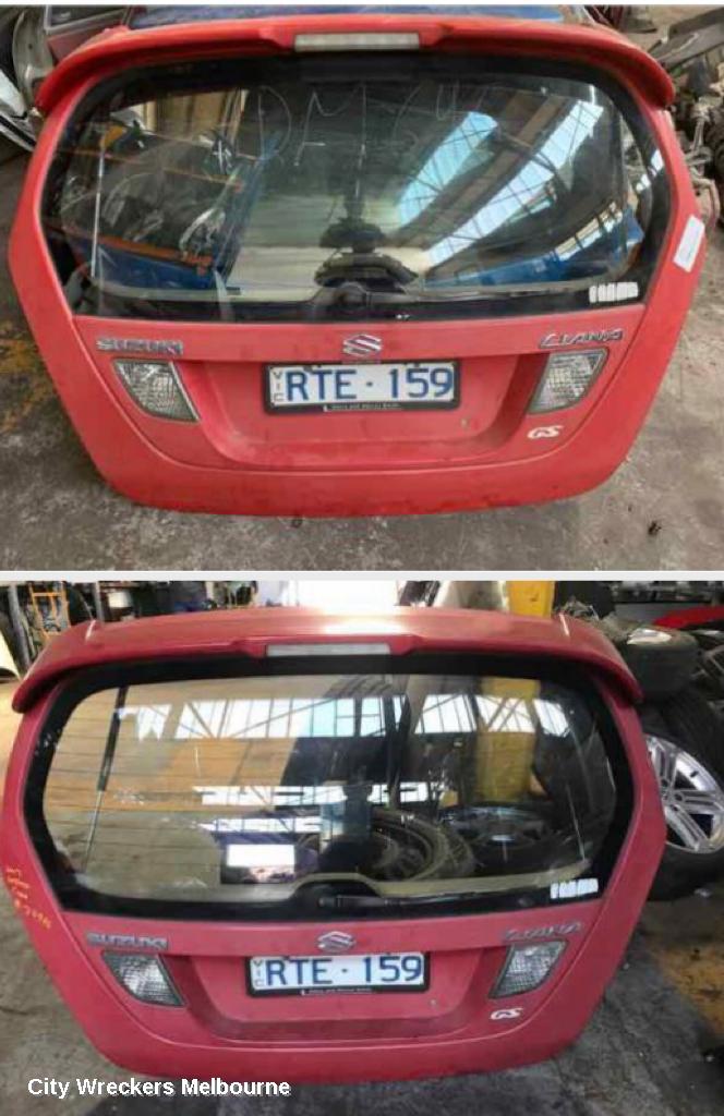 SUZUKI LIANA BOOTLID/TAILGATE, TAILGATE, RH4, SPOILER TYPE, 10/2001 - 06/2007