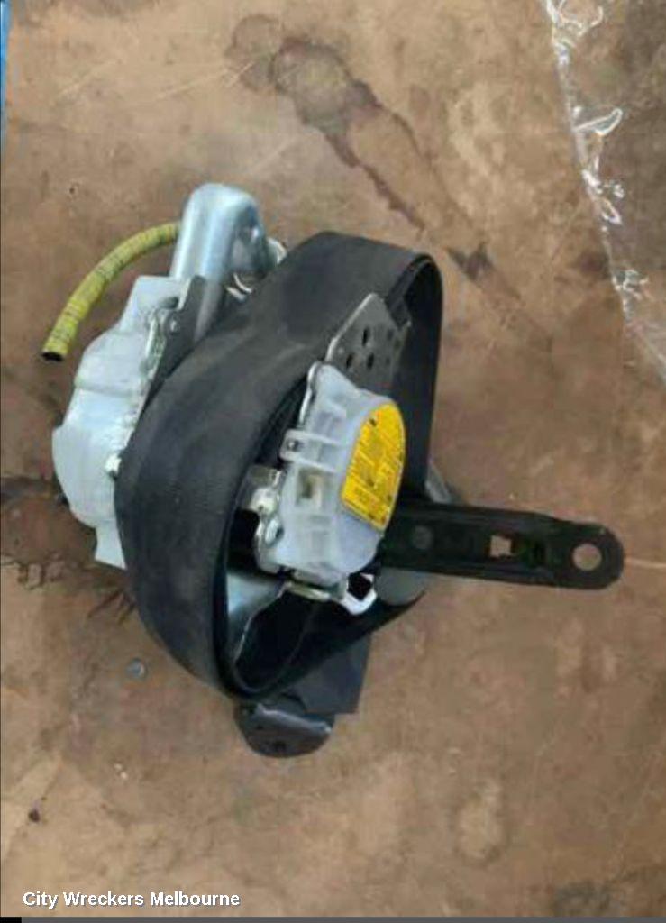 TOYOTA KLUGER SEATBELT/STALK, RH FRONT, SEAT BELT ONLY, GSU40-GSU45, 07/2010 - 02/2014