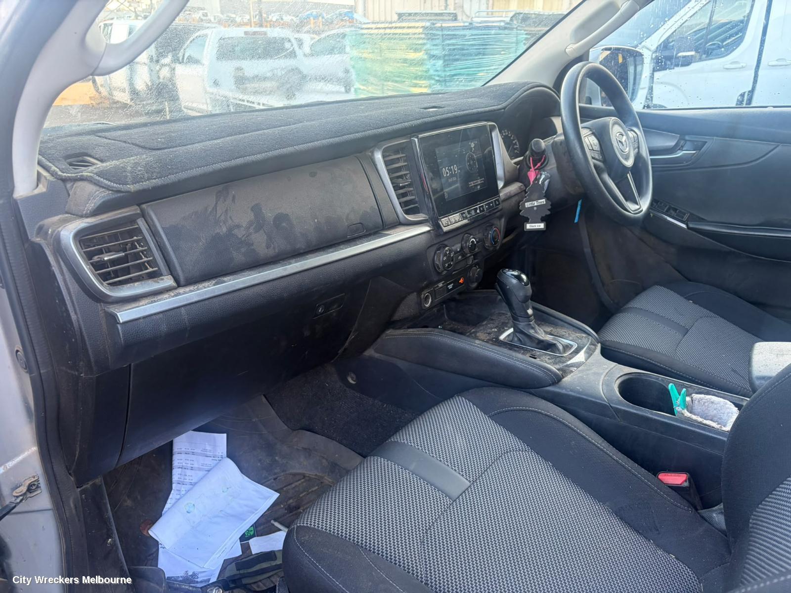 MAZDA BT50 SUNVISOR, TF, RH SIDE, BEIGE, 07/2020 ONWARDS