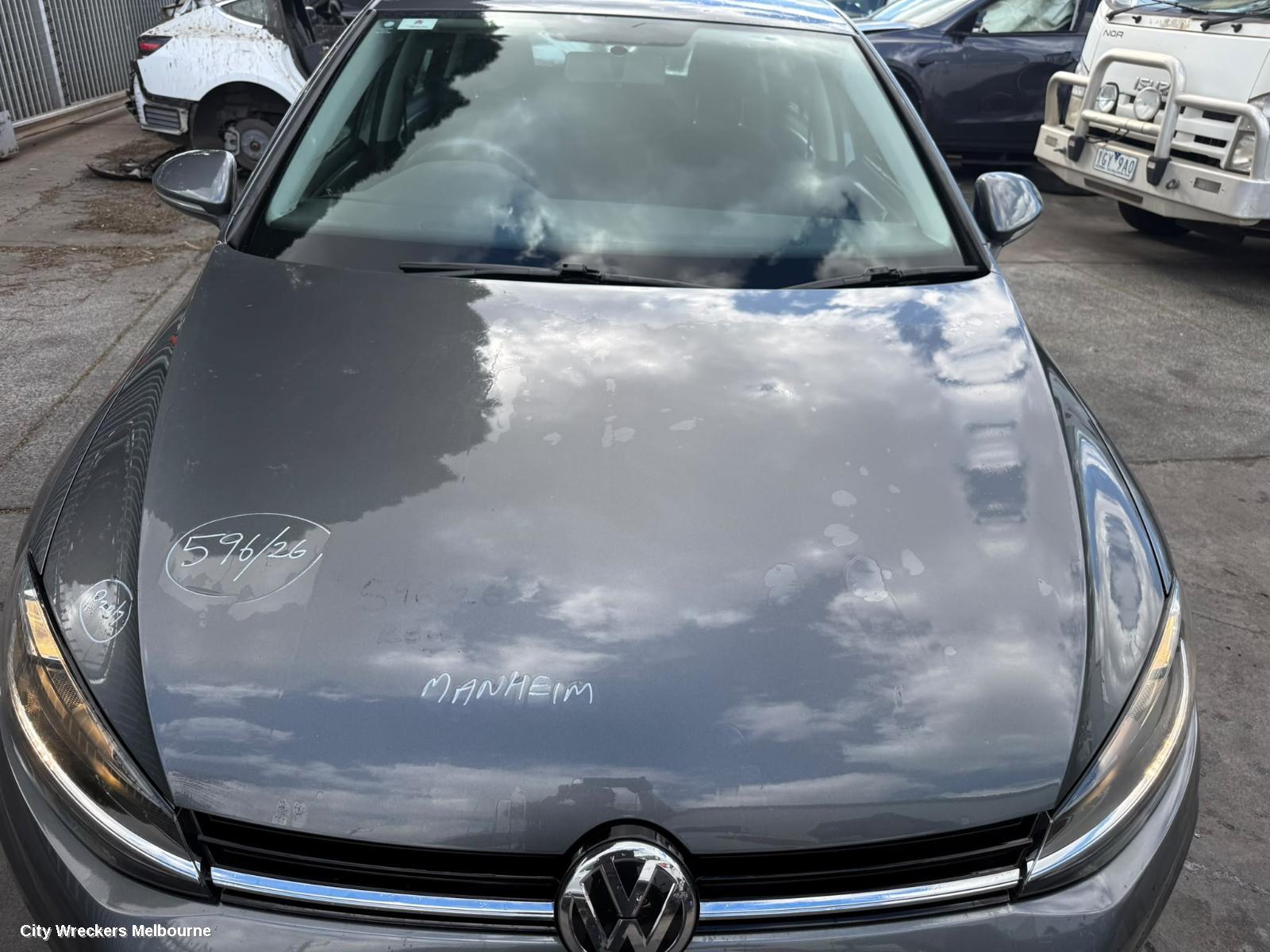 VOLKSWAGEN GOLF LEFT REAR DOOR/SLIDING, GEN 7, HATCH, 11/2012 - 08/2020