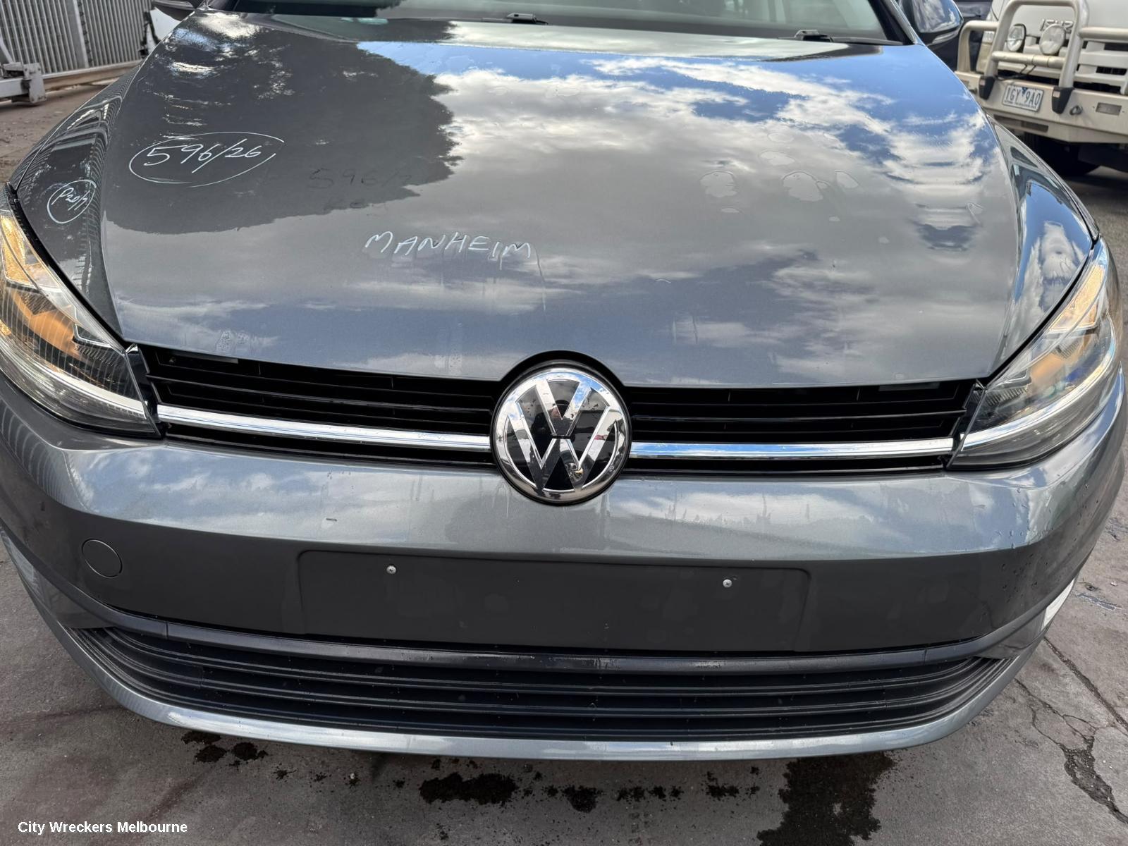 VOLKSWAGEN GOLF LEFT REAR DOOR/SLIDING, GEN 7, HATCH, 11/2012 - 08/2020