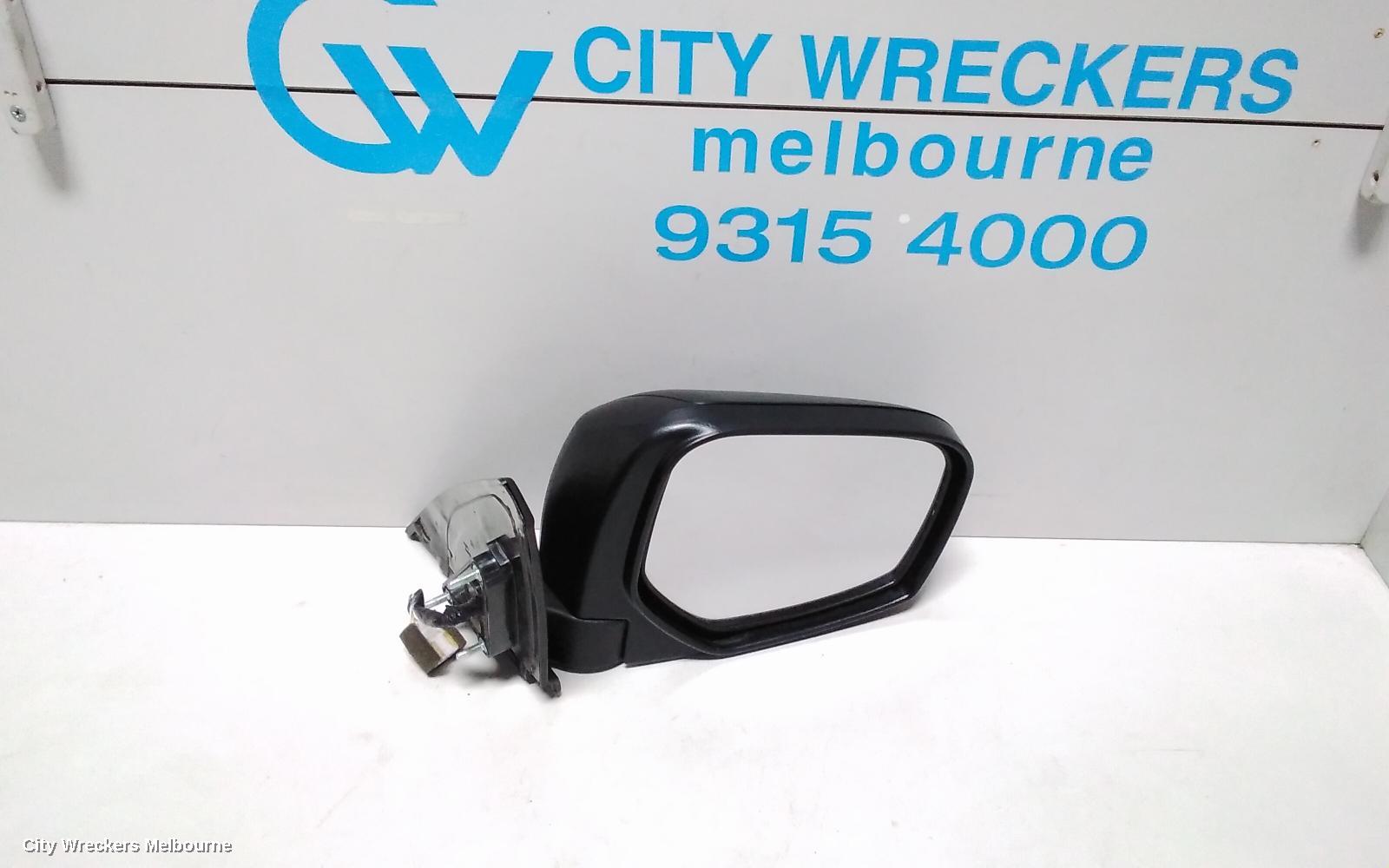 MITSUBISHI TRITON RIGHT DOOR MIRROR, ML-MN, POWER, BLACK, 07/2006 - 04/2015