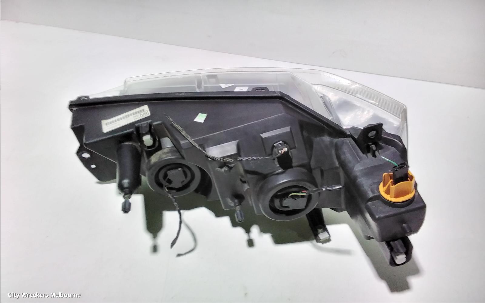 FORD TERRITORY LEFT HEADLAMP, SX-SY MKI, TX/TURBO/SR, BLACK INSERT, 05/2004 - 04/2009