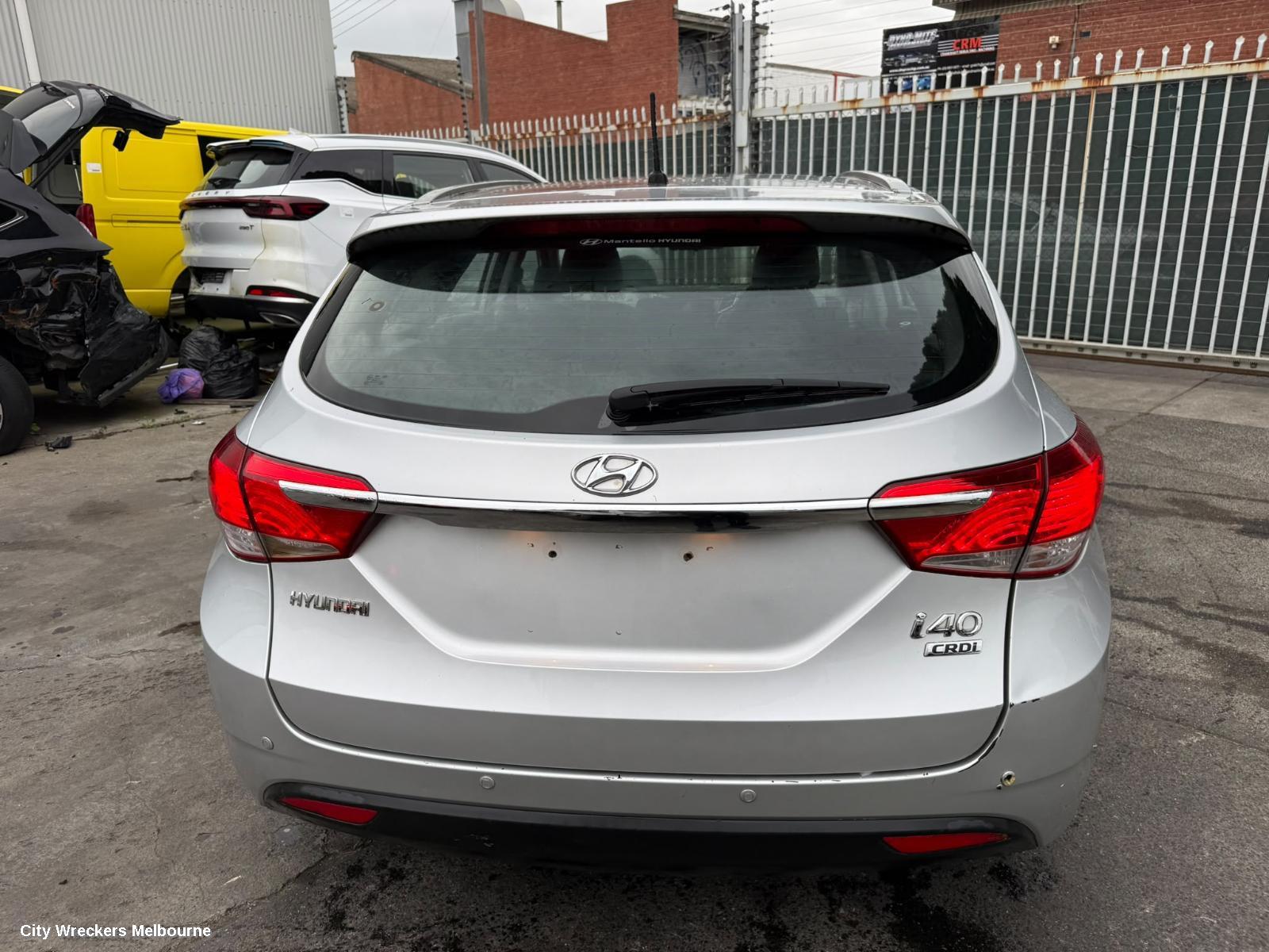 HYUNDAI I40 BOOTLID/TAILGATE, TAILGATE, VF, 09/2011 - 12/2019