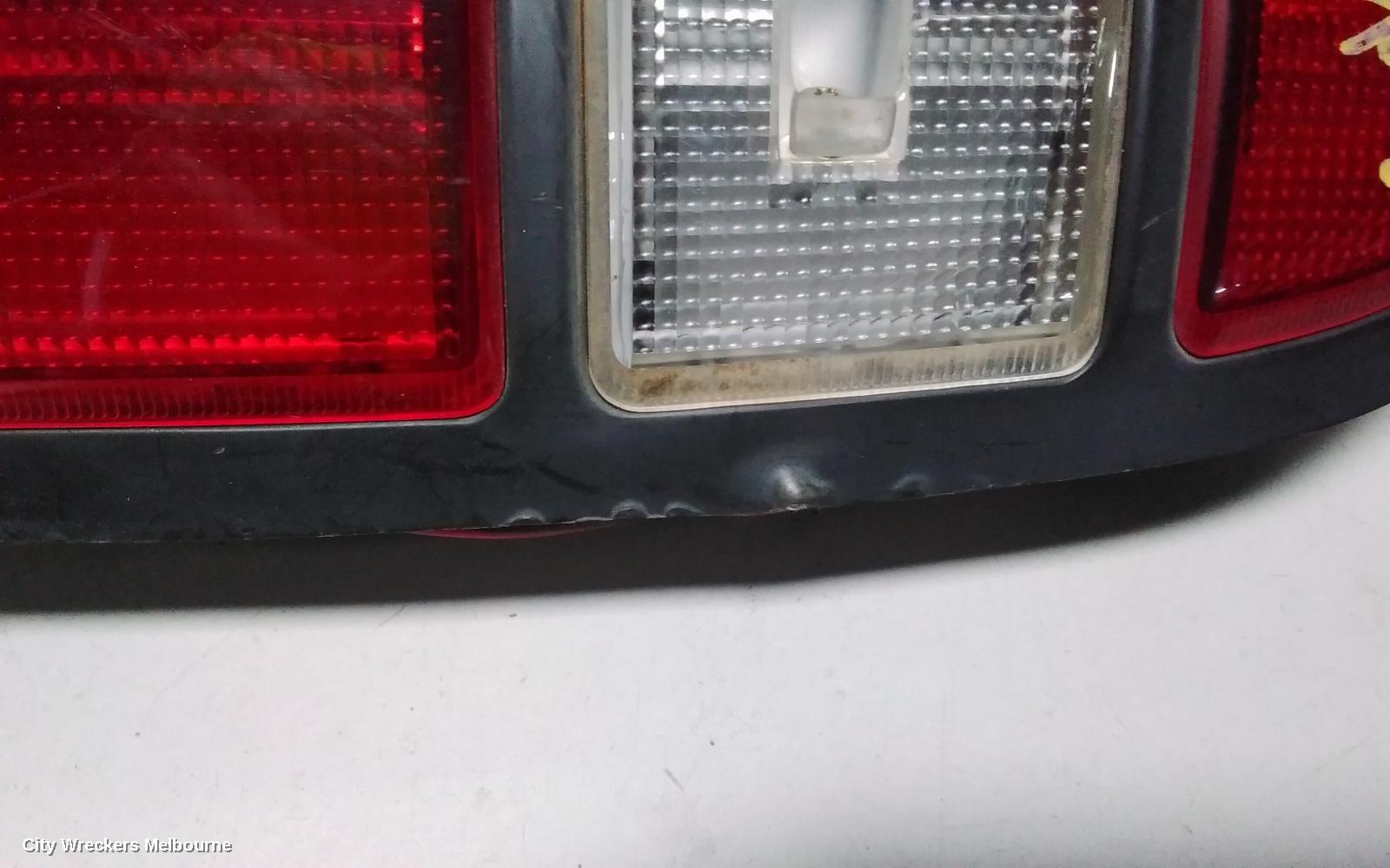 TOYOTA PRADO RIGHT TAILLIGHT, 95 SERIES, IN BODY, RED/CLEAR/RED, 07/1996 - 07/1999