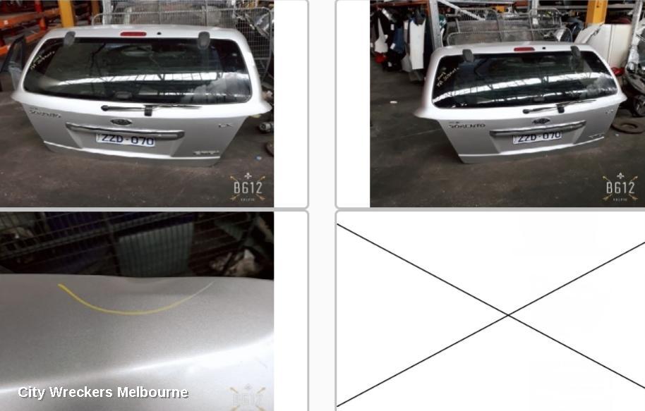 KIA SORENTO BOOTLID/TAILGATE, TAILGATE, BL, NON SPOILER TYPE, 11/2006 - 09/2009