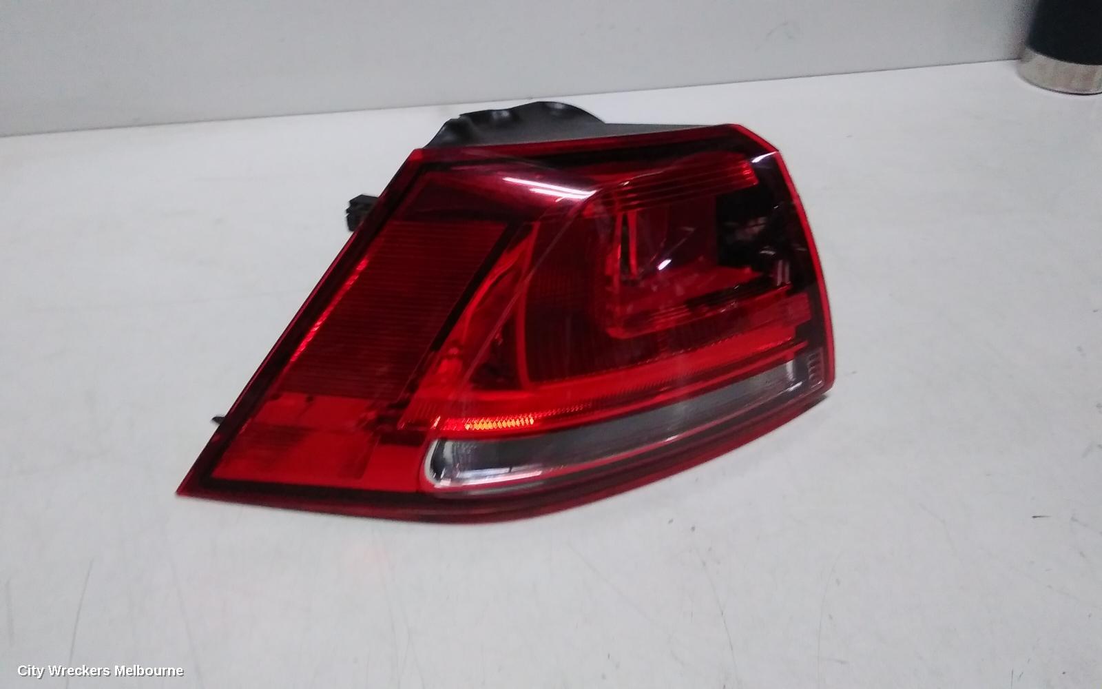 VOLKSWAGEN GOLF LEFT TAILLIGHT, GEN 6, 3DR/5DR HATCH, 12/2008 - 03/2013