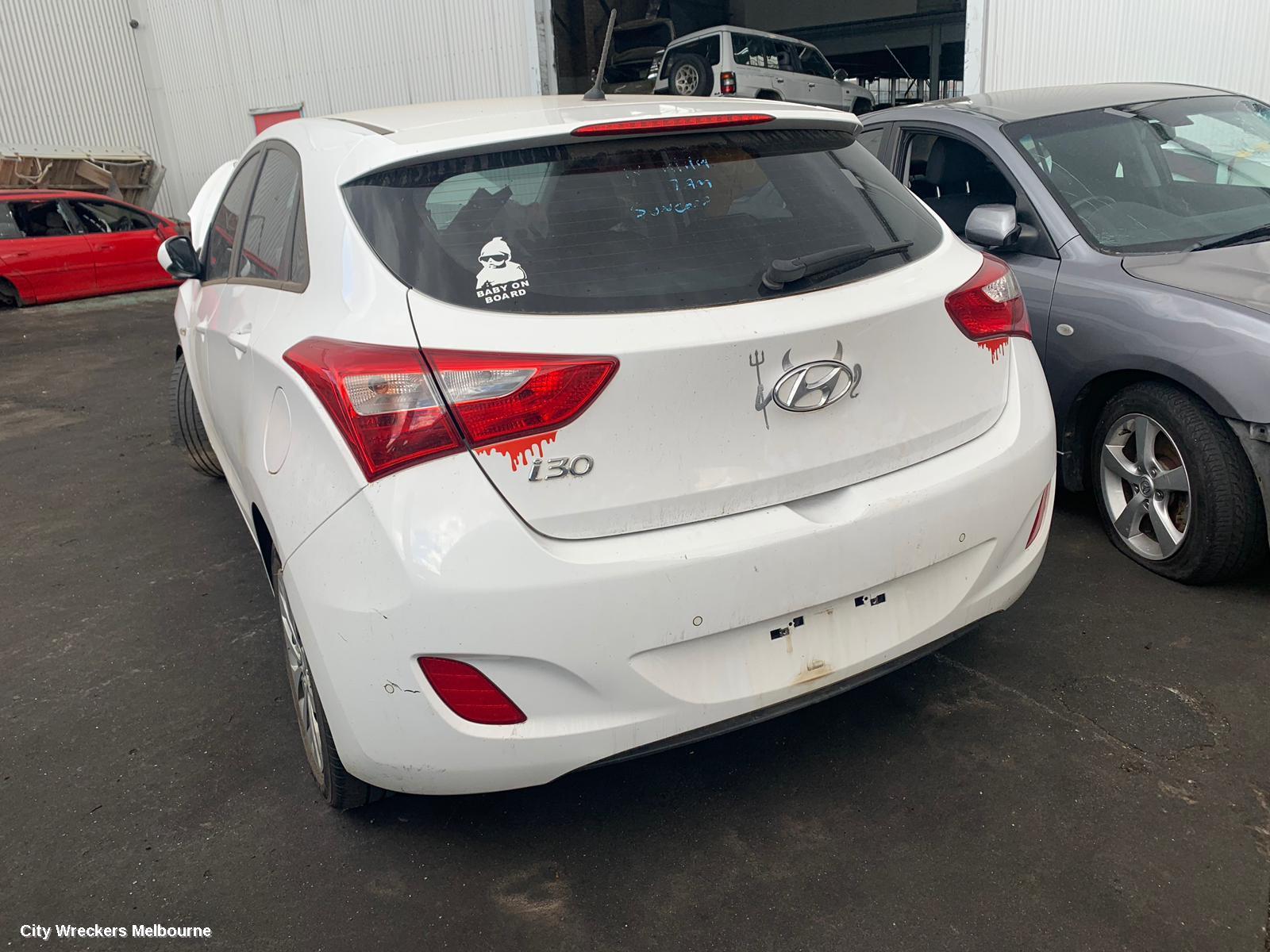 HYUNDAI I30 SUNVISOR, GD, RH SIDE, 03/2012 - 02/2017