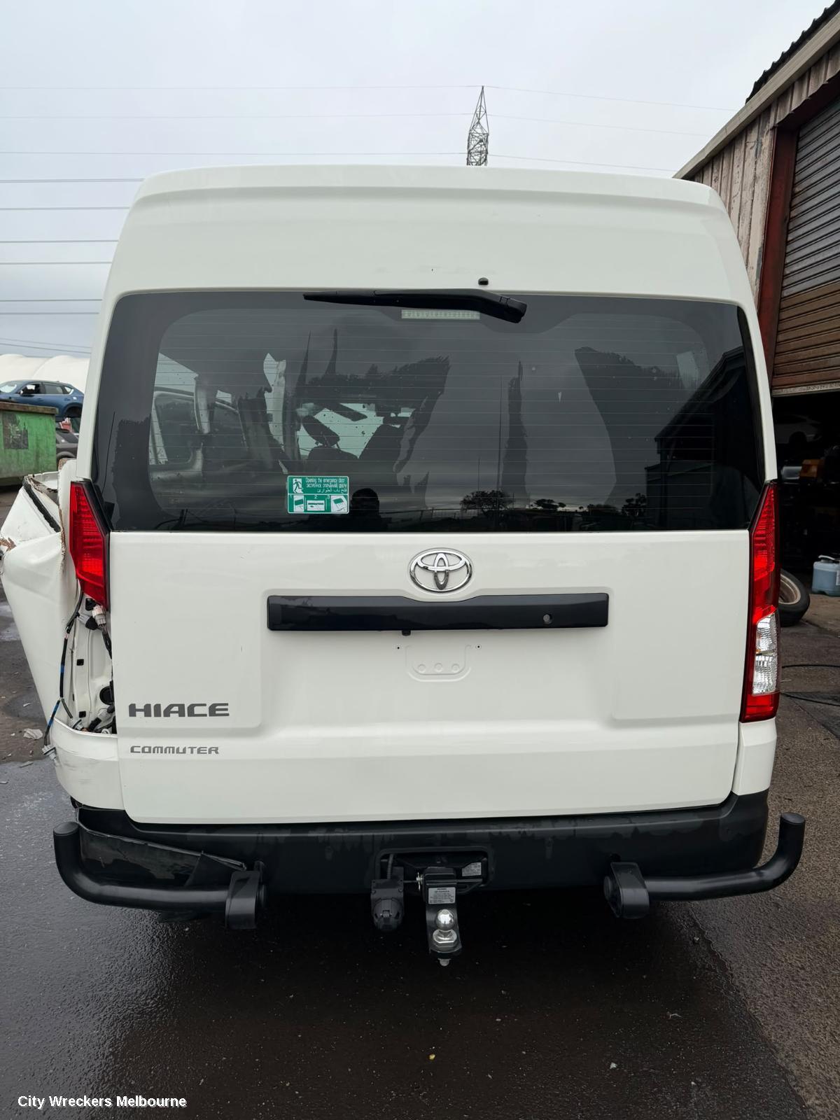 TOYOTA HIACE SPARE WHEEL CARRIER, 300 SERIES, 02/2019 ONWARDS
