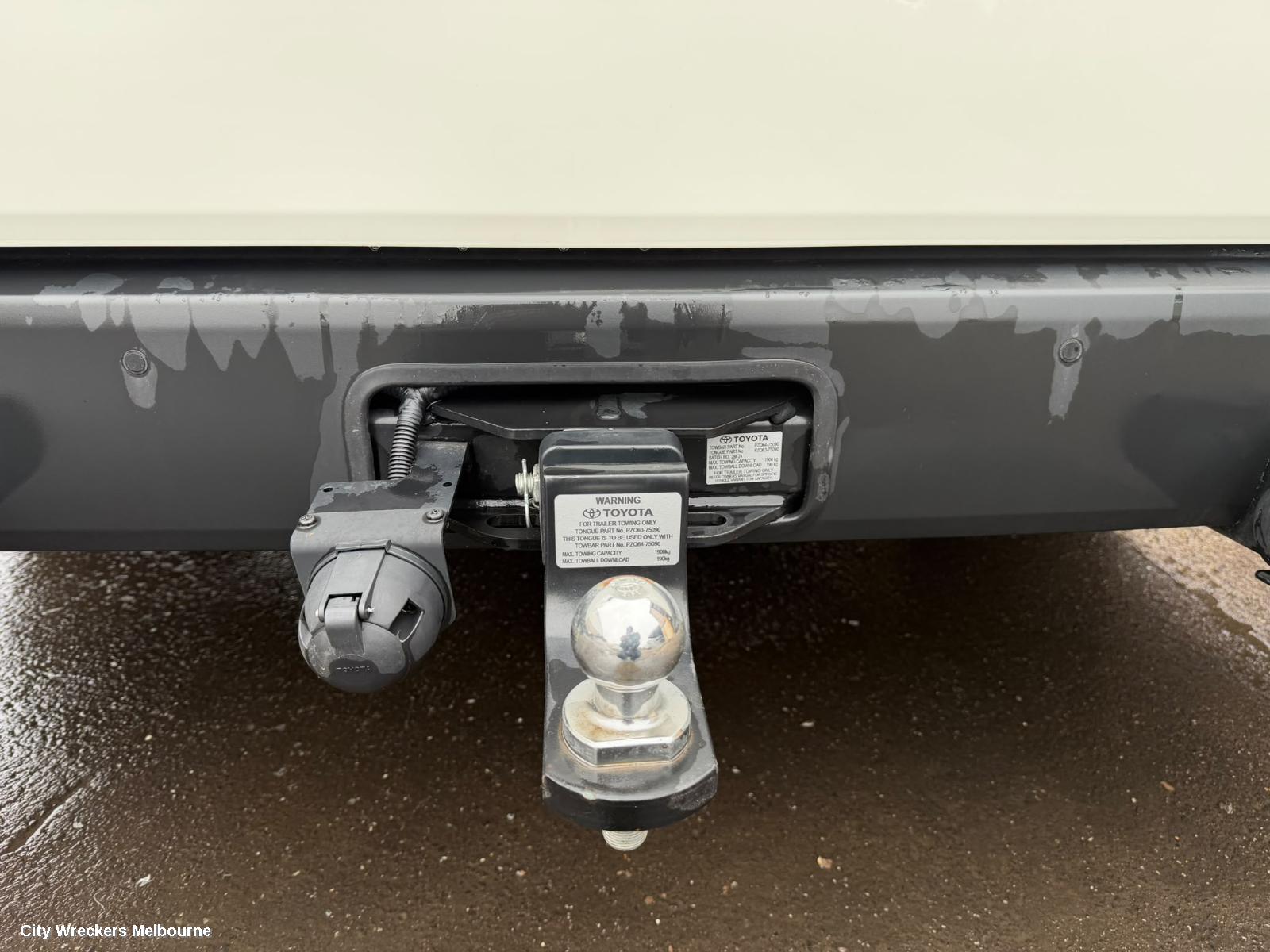 TOYOTA HIACE SPARE WHEEL CARRIER, 300 SERIES, 02/2019 ONWARDS