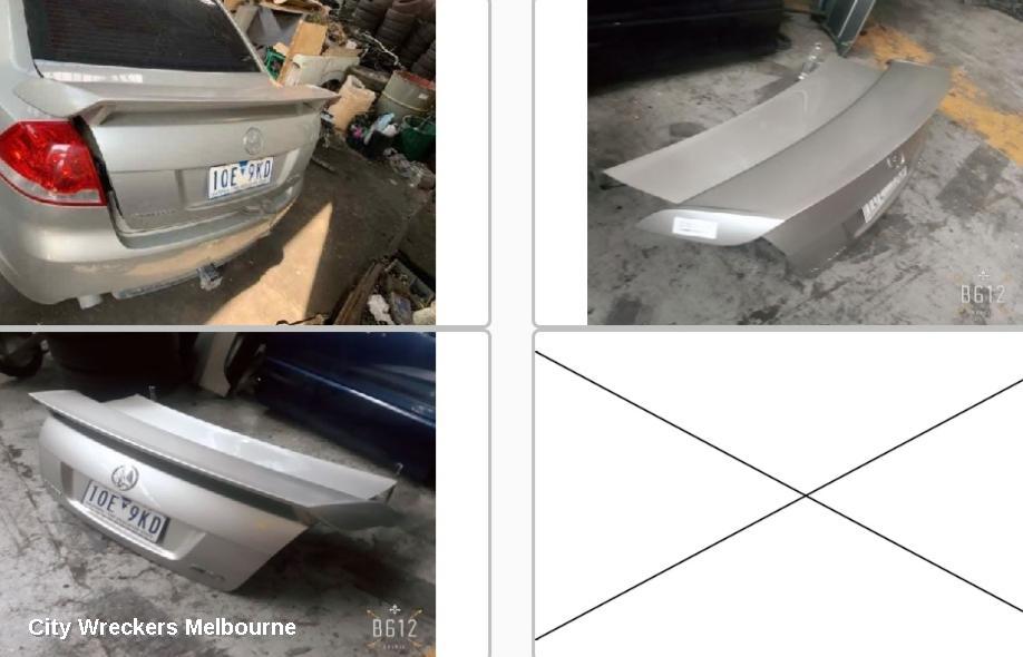 HOLDEN COMMODORE BOOTLID/TAILGATE, BOOTLID, VE, SV6/SS/SSV, SPOILERED TYPE, NON CHROME MOULD, 08/2006 - 08/2010